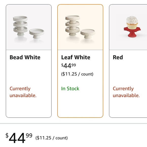 American Atelier Cupcake pedestal stands - Picture 5 of 5